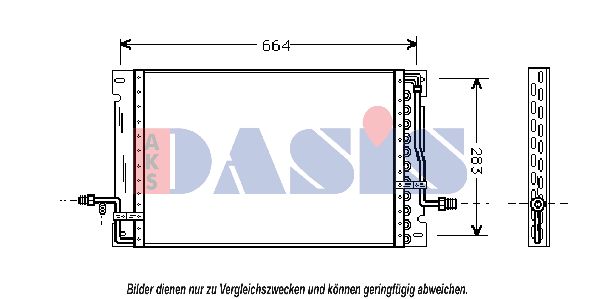 AKS DASIS Lauhdutin, ilmastointilaite 222060N